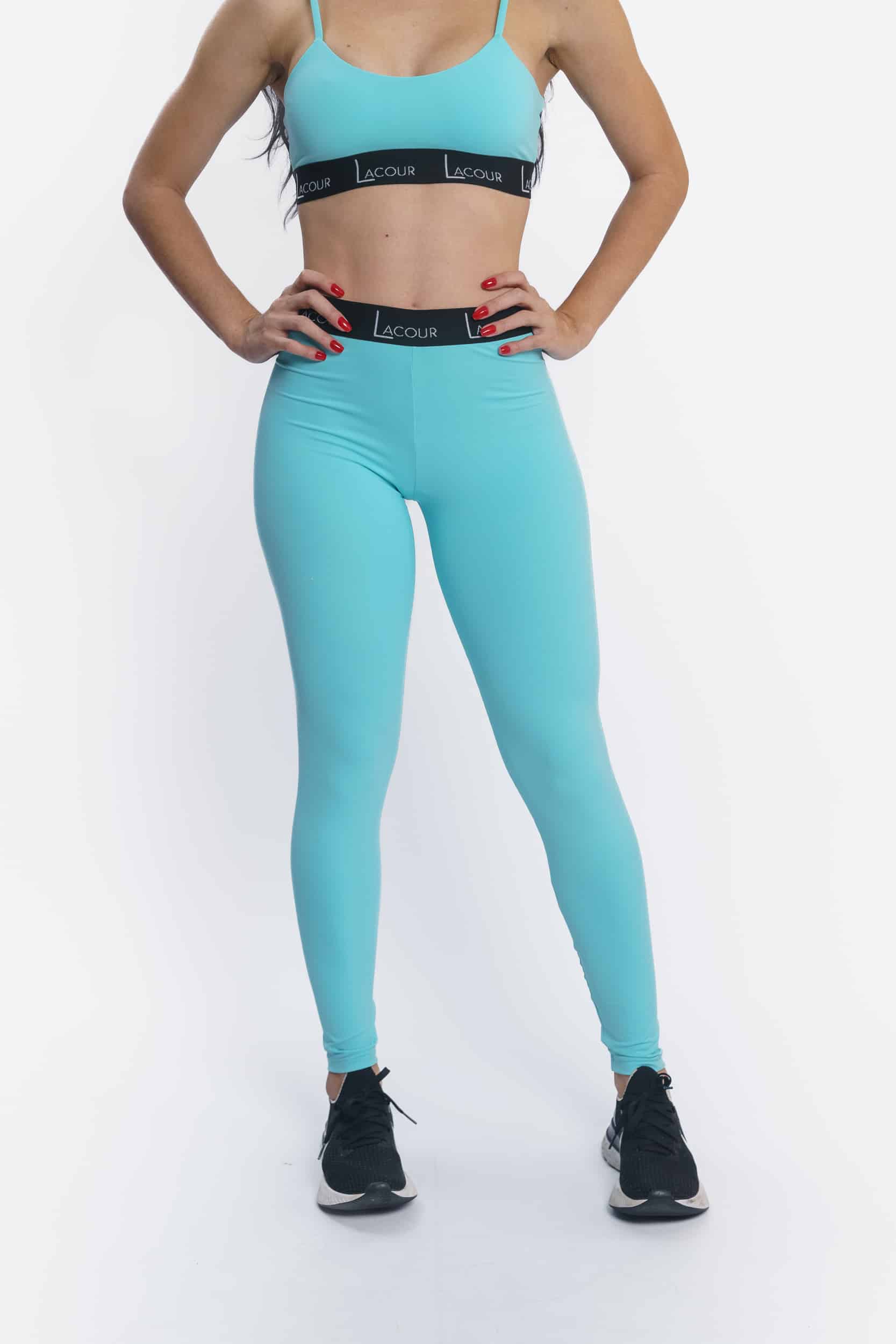 CALÇA LEGGING CLIMP - Verde Água, P